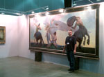 LA Expo Canvas Installation